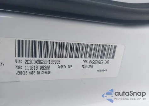 2014 Dodge Charger Se from USA, damaged, VIN 2C3CDXBG2EH189035